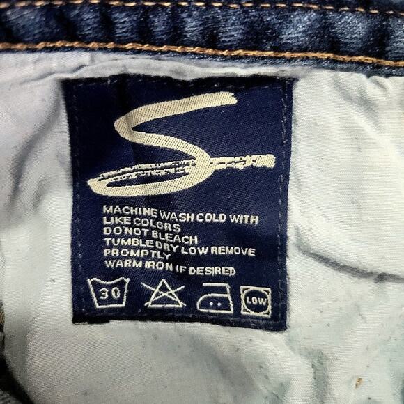 SEVEN7 Premium Denim Distressed Flare Leg Jeans 30 - Picture 6 of 10